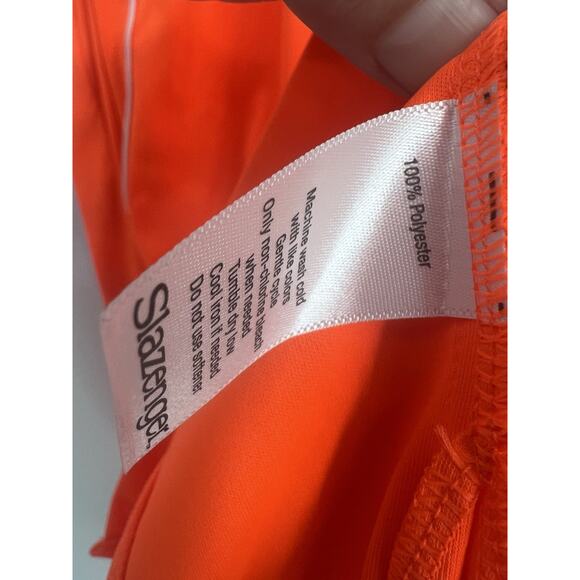 Slazenger Neon Orange Hydro Dri UPF 30 Golf Polo Women’s XL NWT - Picture 5 of 7